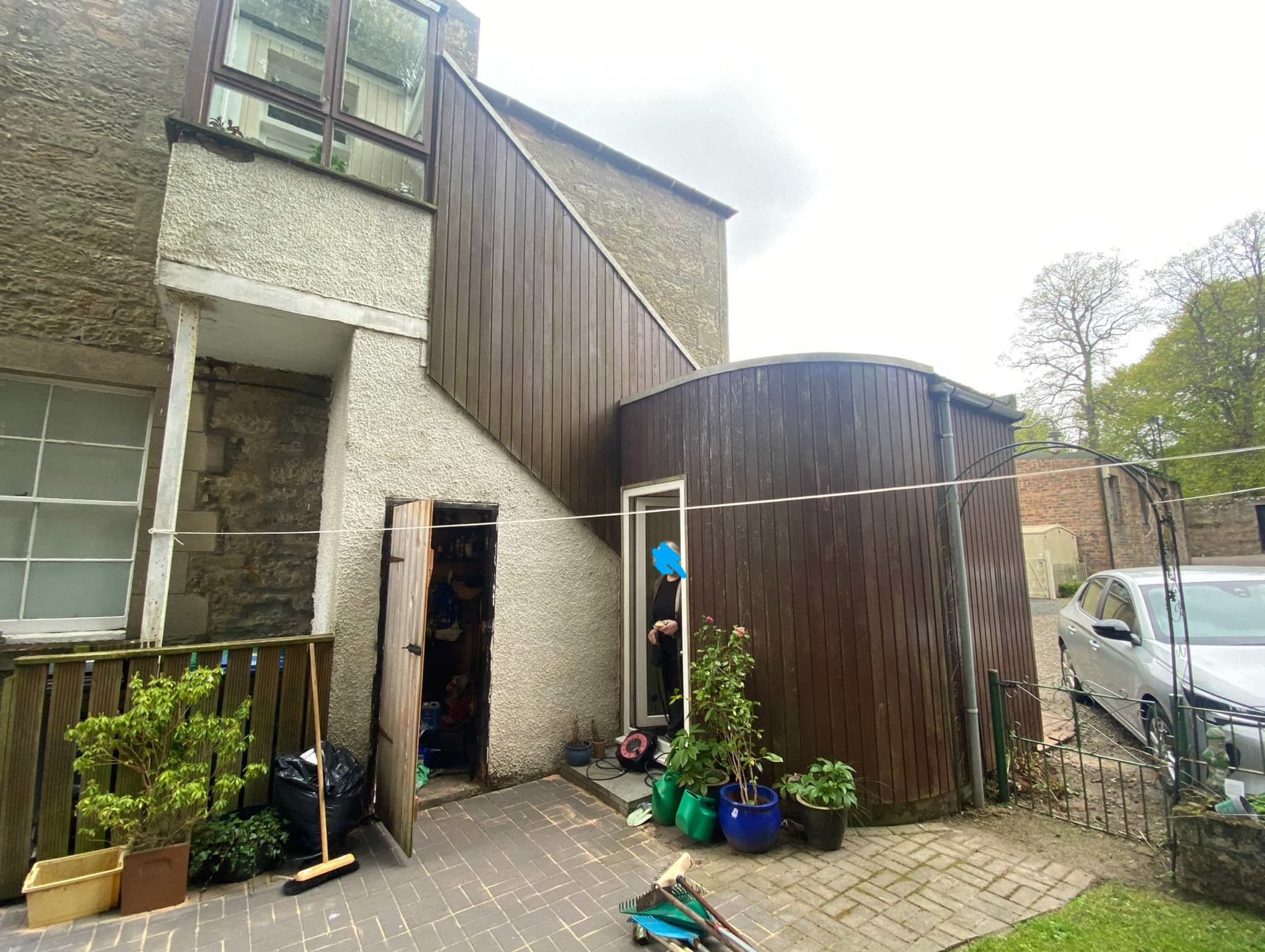 Industrial structure before painting